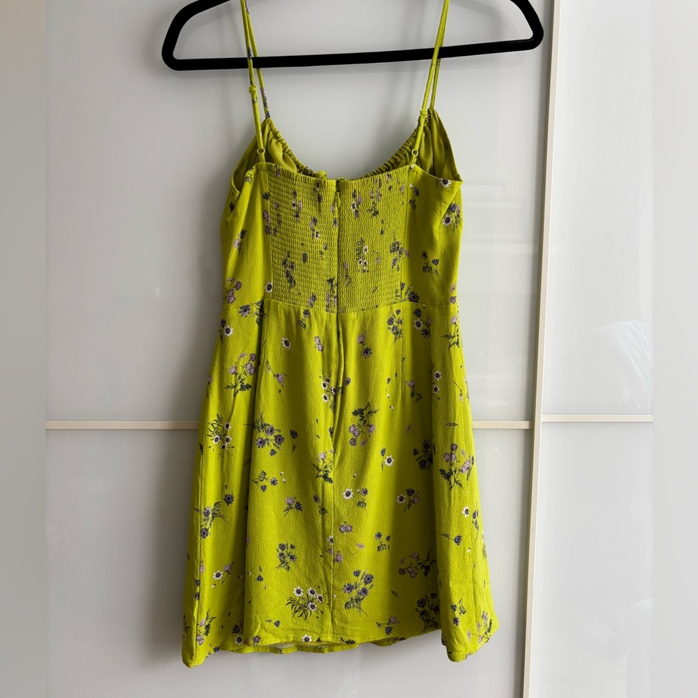 Aritzia Sunday Best Delilah Mini Dress Green Size S - Picture 5 of 8